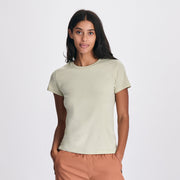 Women's Everyday Short-Sleeve Crewneck T-Shirt - Honeydew