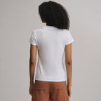 Women's Everyday Short Sleeve Collared Split Neck