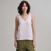 Women's Sunwashed Cotton V-Neck Tank - COSMOS