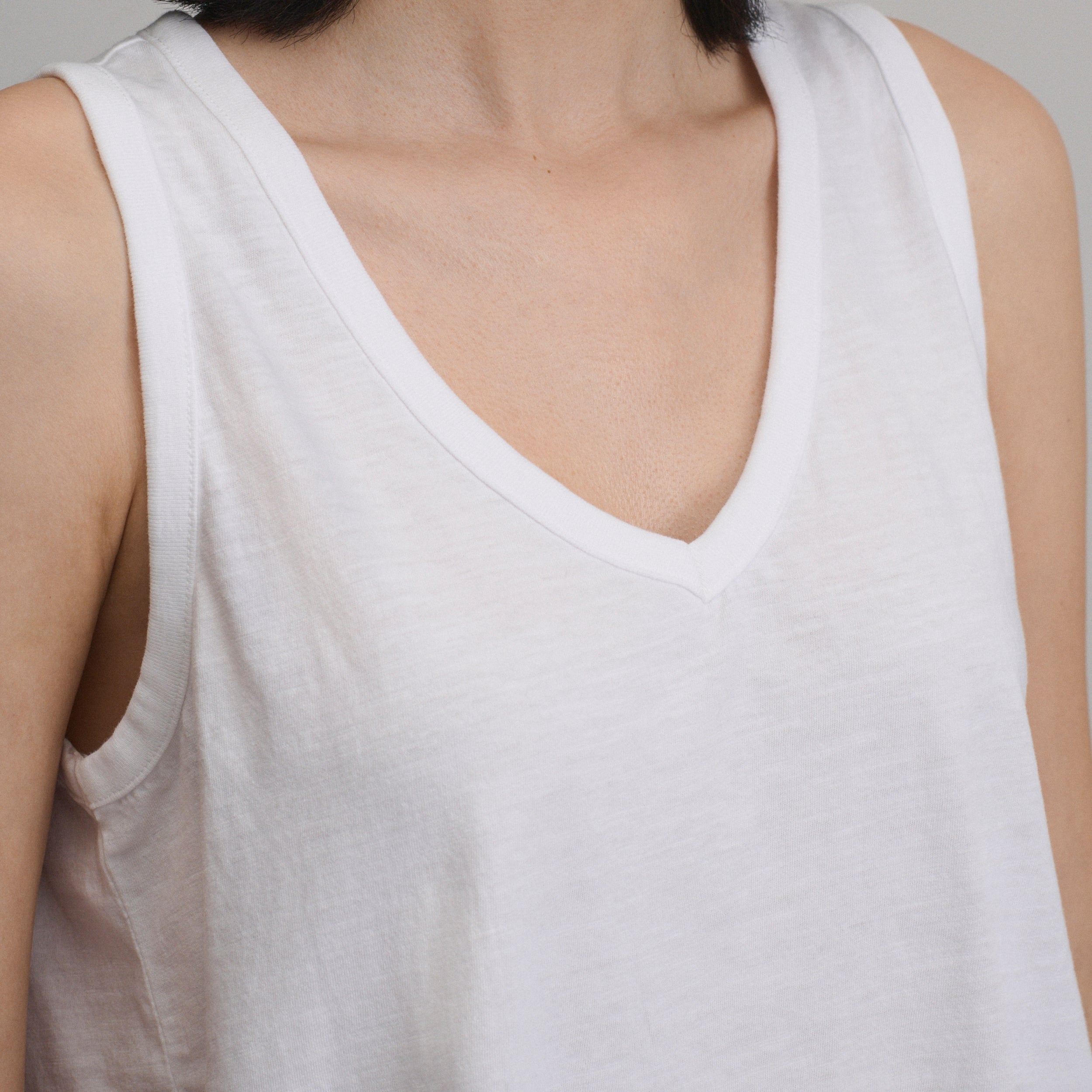 Women's Sunwashed Cotton V-Neck Tank