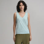 Women's Sunwashed Cotton V-Neck Tank
