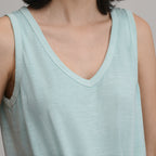 Women's Sunwashed Cotton V-Neck Tank