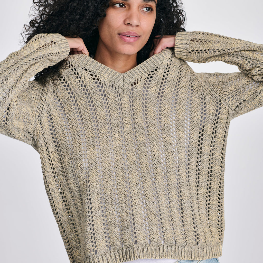 Women's Pointelle Pullover