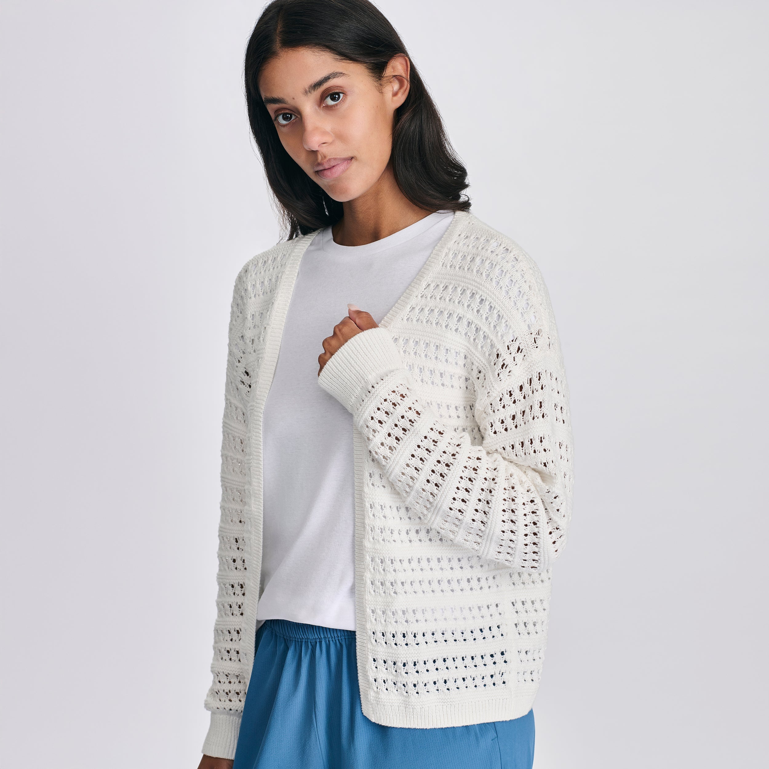 Women's Open Stitch Cardigan