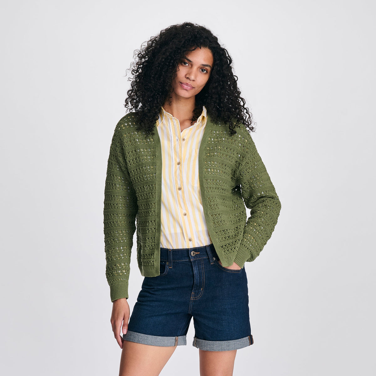 Women's Open Stitch Cardigan
