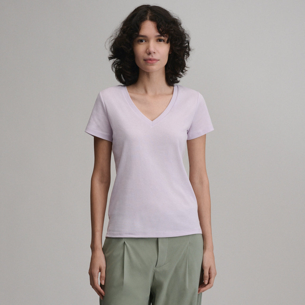 Women's Everyday Short-Sleeve V-Neck T-Shirt