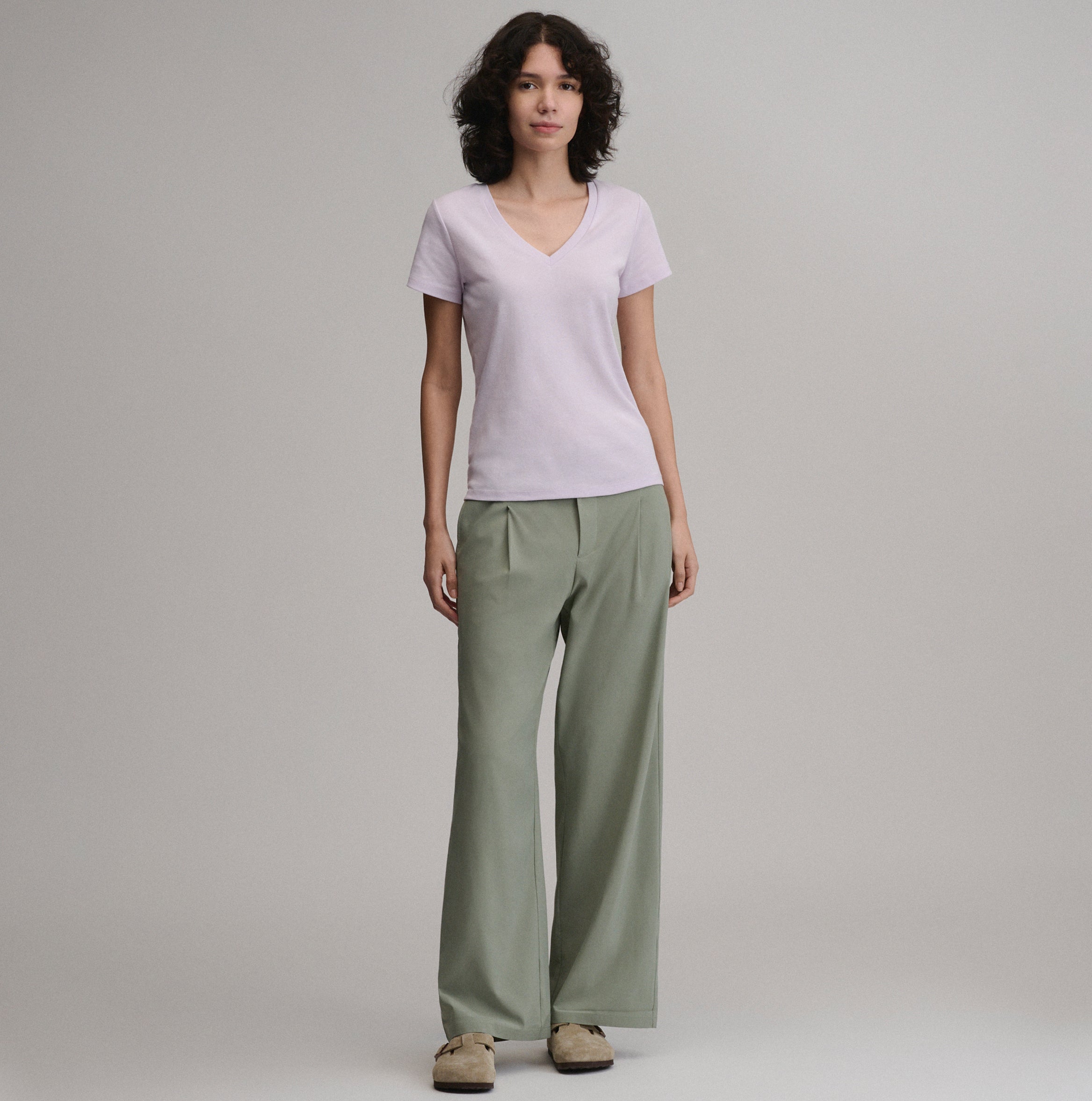 Women's Everyday Short-Sleeve V-Neck T-Shirt