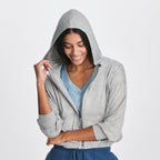 Women's Sightseer Cropped Full-Zip Hoodie