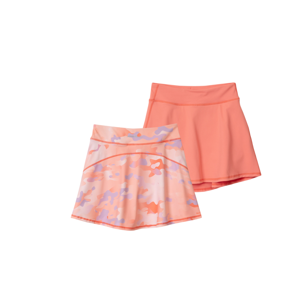 Girls Trail Active Skort - Print 2-Pack
