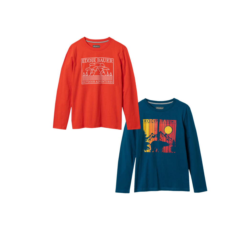 Boys Graphic Long-Sleeve T-Shirt - 2 Pack