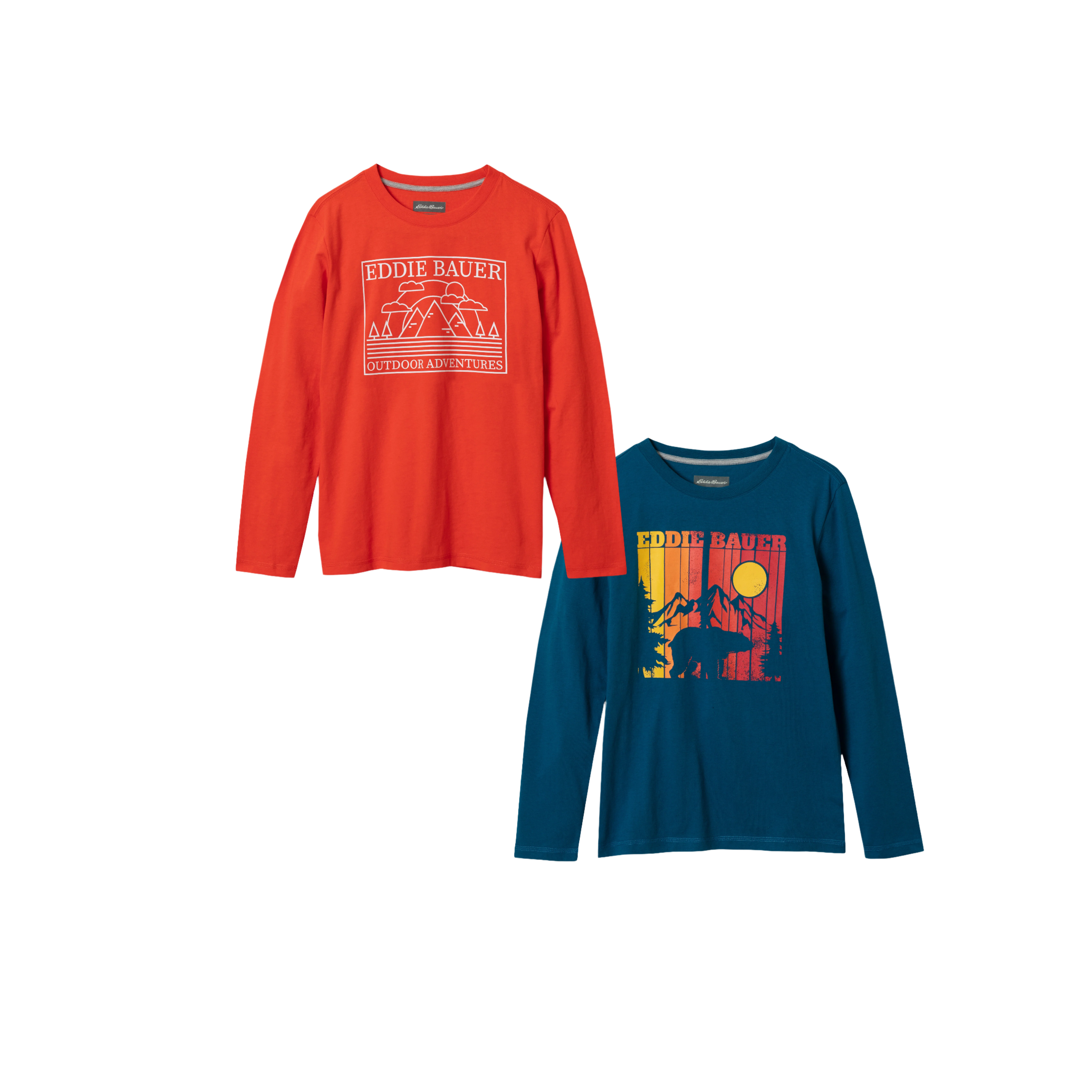 Boys Graphic Long-Sleeve T-Shirt - 2 Pack