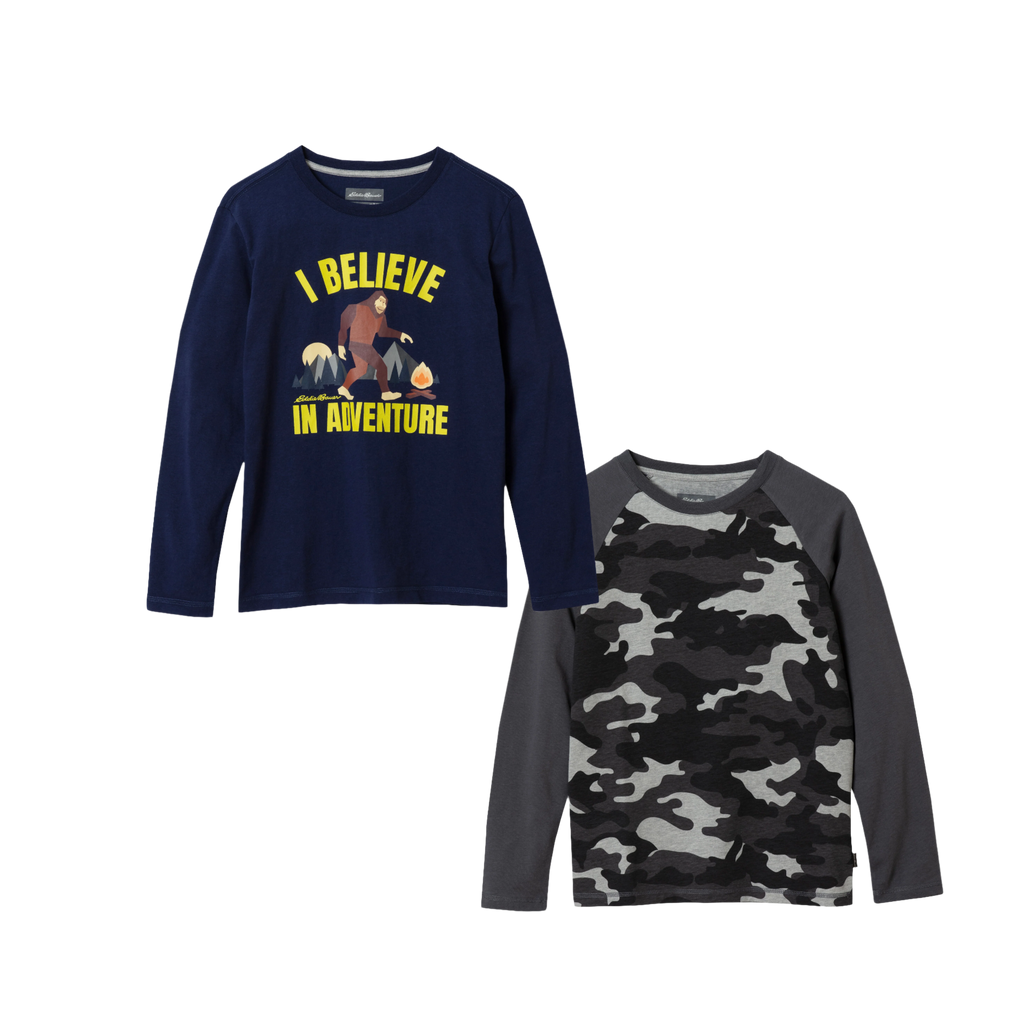 Boys Graphic Long-Sleeve T-Shirt - 2 Pack