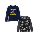 Boys Graphic Long-Sleeve T-Shirt - 2 Pack
